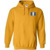 Greekgear Phi Delta Theta Flag Patch Hooded Sweatshirt(Athletic Gold)