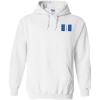 Greekgear Phi Delta Theta Flag Patch Hooded Sweatshirt(White)