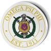 Omega Psi Phi Circle Crest – Shield Decal