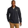 Omega Psi Phi Crest – Shield Emblem 1/4 Zip Pullover(Grey)