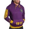 Omega Psi Phi Elite Hooded Pullover(Purple/Gold)