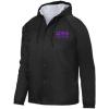 Omega Psi Phi Hooded Coach’s Jacket(Black)