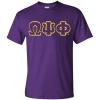 Omega Psi Phi Lettered T-Shirt(1. Purple)