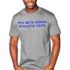 Phi Beta Sigma Ath. Dept.Tee(Charcoal Grey)