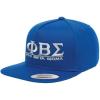Phi Beta Sigma Flatbill Snapback Hats Original(Blue)