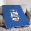 Phi Beta Sigma Full Color Crest Afghan Blanket Throw