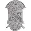 Phi Beta Sigma Silver Crest Lapel Pin