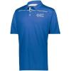 Phi Beta Sigma Subtle Greek Letter Defer Polo(Royal Blue With White)