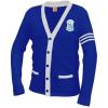Phi Beta Sigma Varsity Cardigan Sweater(Royal Blue With White)