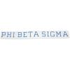 Phi Beta Sigma Window Decal