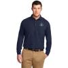Phi Delta Theta Emblem Long Sleeve Polo(Navy Blue)