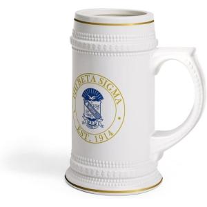Greekgear Phi Beta Sigma Ceramic Collectors Stein Tankard
