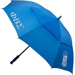 Greekgear Phi Beta Sigma Classic Air Vent Umbrella Blue
