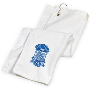 Greekgear Phi Beta Sigma Golf Towel White