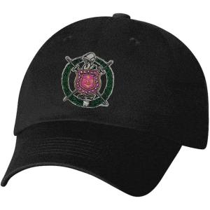 Omega Psi Phi Crest – Shield Emblem Hat(Black)