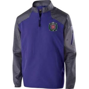 Omega Psi Phi Crest – Shield Raider Pullover Jacket(Purple)