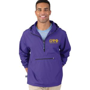 Omega Psi Phi Pack-n-go Pullover(Purple)