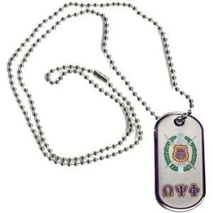 Omega Psi Phi Reversible Dog Tags