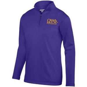 Omega Psi Phi World Famous Wicking Fleece Pullover(Purple)
