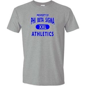 Phi Beta Sigma Athletic Tee(Charcoal Grey)