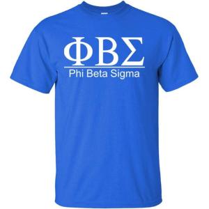 Phi Beta Sigma Bar Tee(Royal Blue)