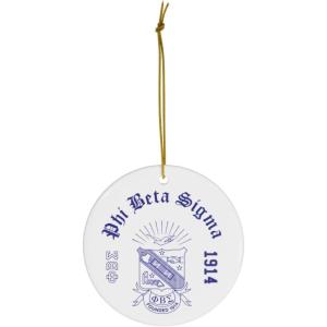 Phi Beta Sigma Ceramic Ornaments Circle(Round)