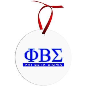 Phi Beta Sigma Classic Circle Ornaments