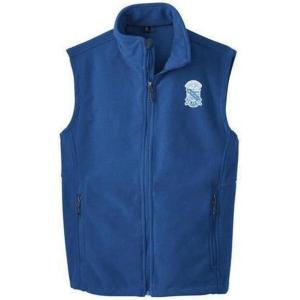 Phi Beta Sigma Fleece Crest – Shield Vest(Royal Blue)