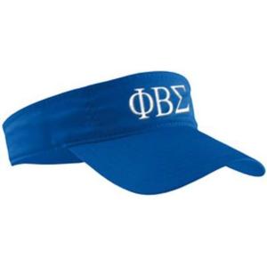 Phi Beta Sigma Greek Letter Visor(Royal Blue W/White Thread)