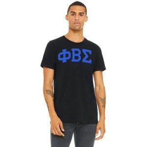 Phi Beta Sigma Greek Lettered Arch T-Shirt(Black)