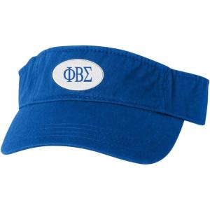 Phi Beta Sigma Greek Oval Heavy Visor(Royal Blue W/Royal Blue Thread)