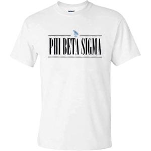 Phi Beta Sigma Line Crest Tee(White)