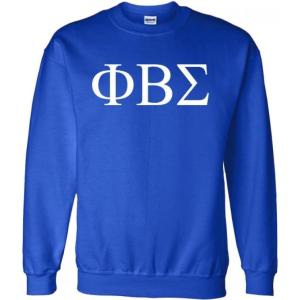 Phi Beta Sigma World Famous Greek Crewneck(Royal Blue)