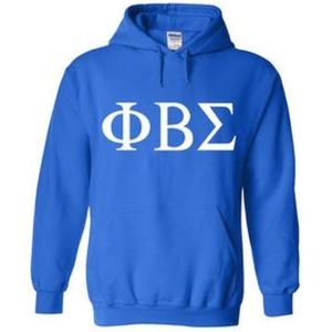 Phi Beta Sigma World Famous Greek Hoodie – Royal Blue with White Imprint(Royal Blue)