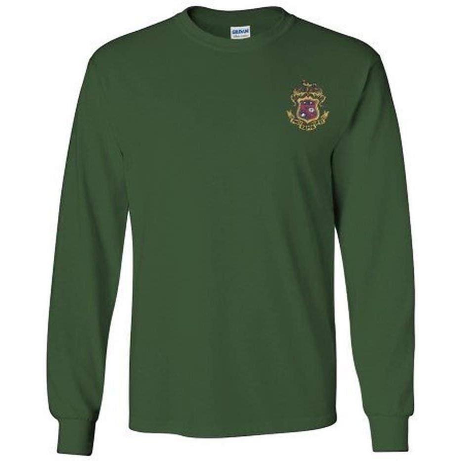 imagePhi Kappa Psi Fraternity Crest Longsleeve TeeForest Green