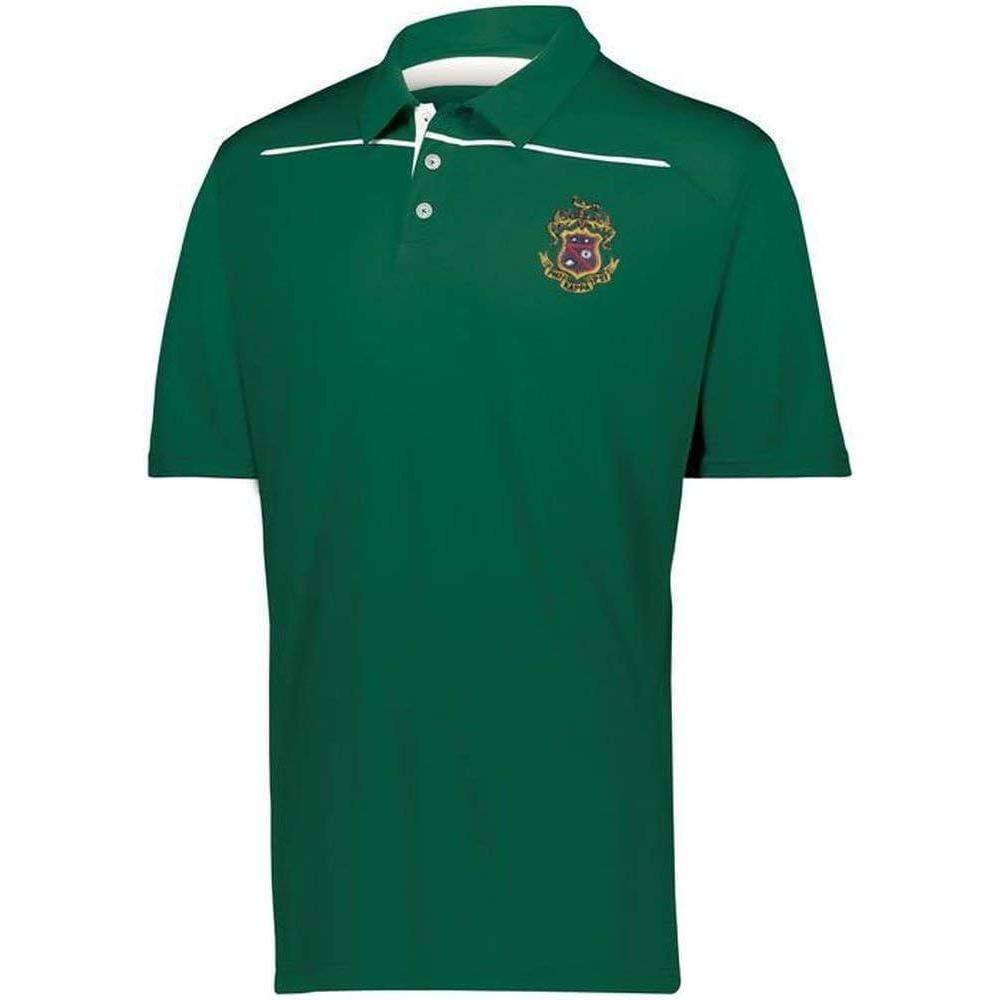 imagePhi Kappa Psi Greek Crest Emblem Defer PoloForestWhite