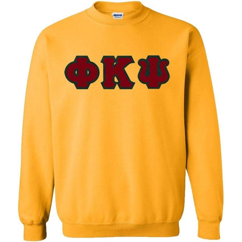 imagePhi Kappa Psi Lettered CrewneckAthletic Gold
