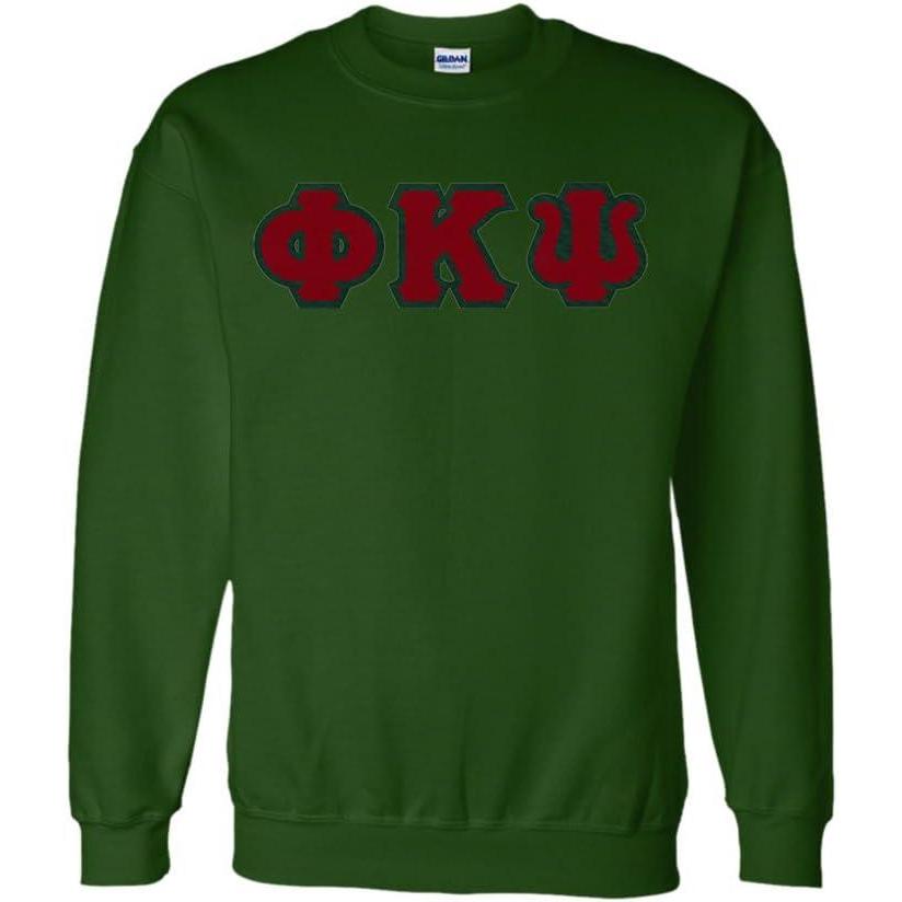imagePhi Kappa Psi Lettered CrewneckForest Green