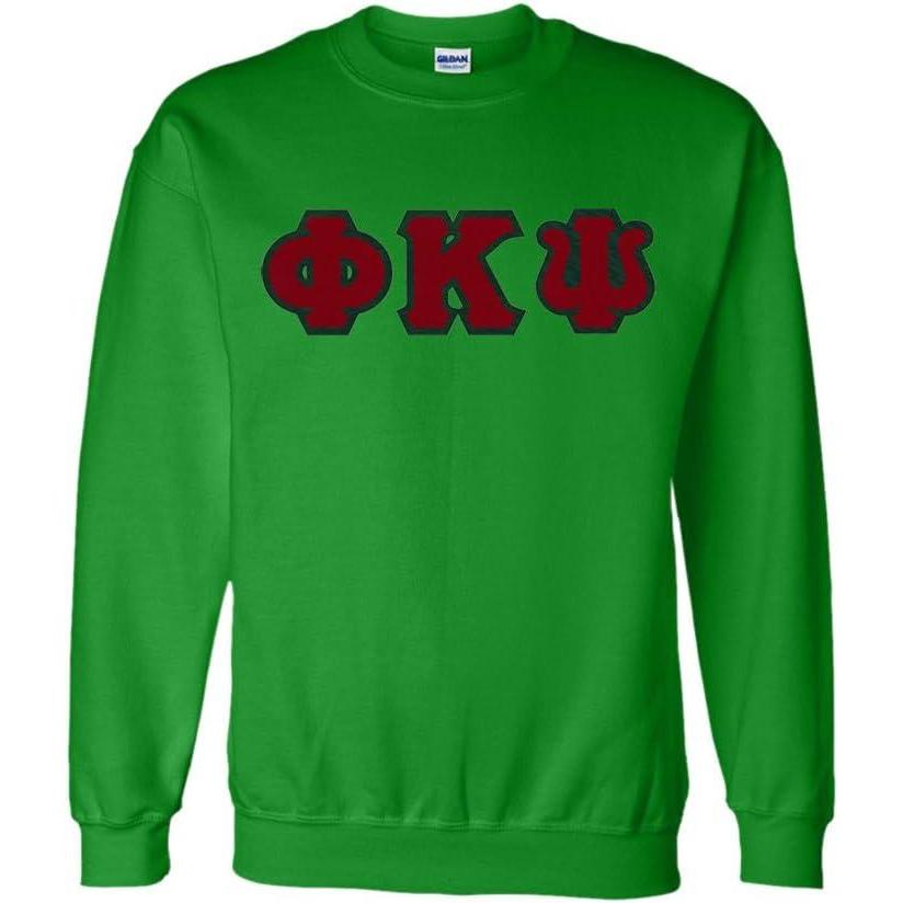 imagePhi Kappa Psi Lettered CrewneckIrish Green