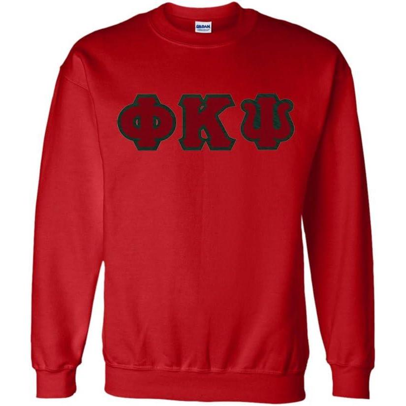 imagePhi Kappa Psi Lettered CrewneckRed