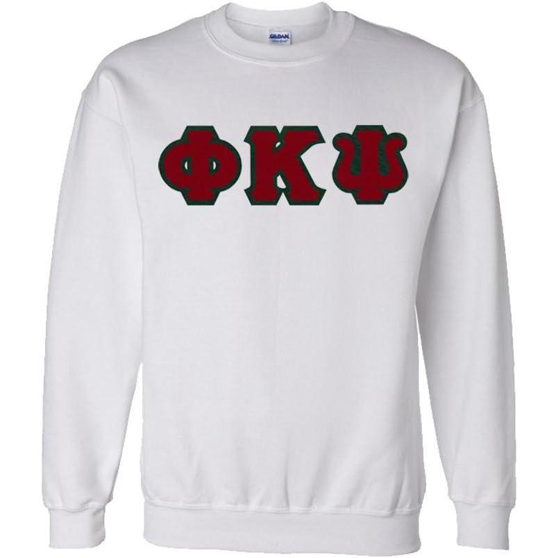imagePhi Kappa Psi Lettered CrewneckWhite