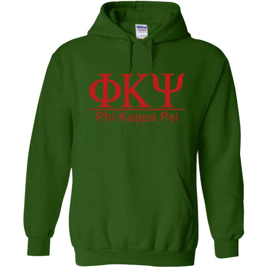 imagePhi Kappa Psi bar HoodieForest Green