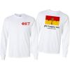 Phi Kappa Tau Flag Long Sleeve T-Shirt(White)