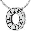 Greekgear Alpha Omicron Pi Circle Established Charm Necklace