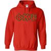 Phi Kappa Psi Fraternity Crest Twill Letter Hooded Sweatshirt(Red)