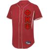 Phi Kappa Psi Lettered Baseball Jersey(Scarlet/White)