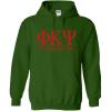 Phi Kappa Psi bar Hoodie(Forest Green)