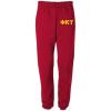 Phi Kappa Tau Greek Lettered Thigh Sweatpants(Red)