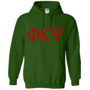 Kappa Kappa Psi World Famous Greek Hoodie – Royal Blue with Gold Imprint(Forest Green)