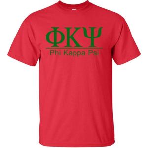 Phi Kappa Psi Bar Tee(Red)